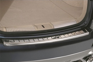 Image of Rear Bumper Protector - Stainless Steel image for your 2009 Nissan Murano   